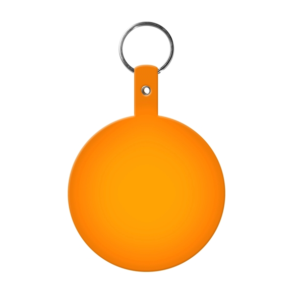 Large Circle Flexible Key Tag with Keychain - Large Circle Flexible Key Tag with Keychain - Image 13 of 17