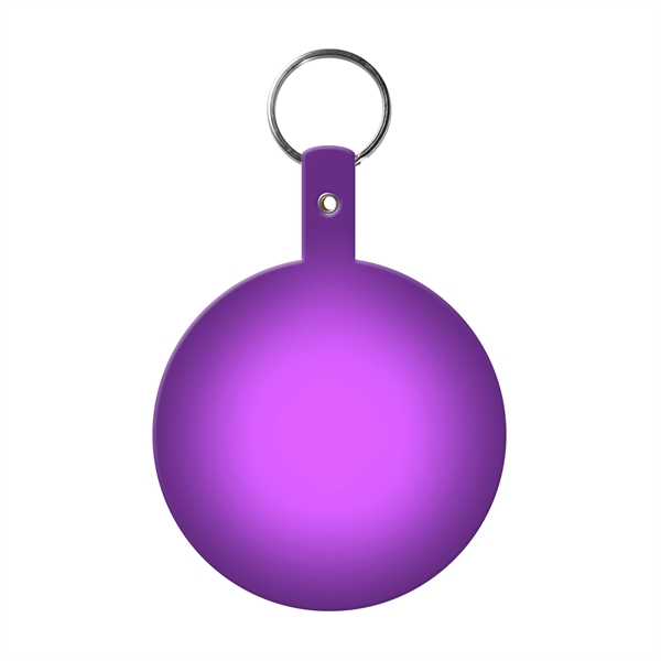 Large Circle Flexible Key Tag with Keychain - Large Circle Flexible Key Tag with Keychain - Image 14 of 17
