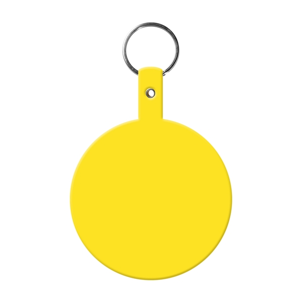 Large Circle Flexible Key Tag with Keychain - Large Circle Flexible Key Tag with Keychain - Image 17 of 17