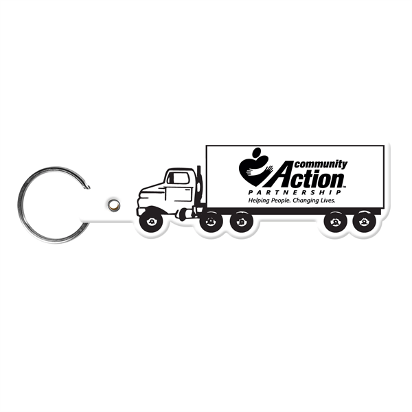 Truck Shape Flexible Key Tag with Keyring - Truck Shape Flexible Key Tag with Keyring - Image 0 of 17