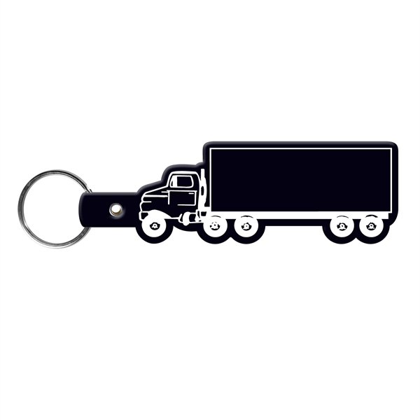 Truck Shape Flexible Key Tag with Keyring - Truck Shape Flexible Key Tag with Keyring - Image 1 of 17