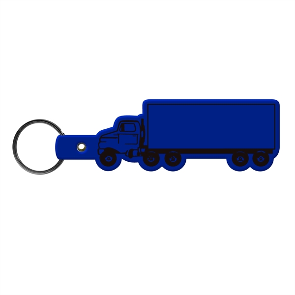 Truck Shape Flexible Key Tag with Keyring - Truck Shape Flexible Key Tag with Keyring - Image 2 of 17