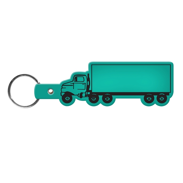 Truck Shape Flexible Key Tag with Keyring - Truck Shape Flexible Key Tag with Keyring - Image 8 of 17