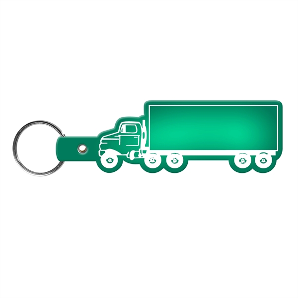 Truck Shape Flexible Key Tag with Keyring - Truck Shape Flexible Key Tag with Keyring - Image 11 of 17