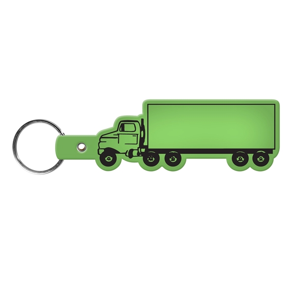 Truck Shape Flexible Key Tag with Keyring - Truck Shape Flexible Key Tag with Keyring - Image 12 of 17