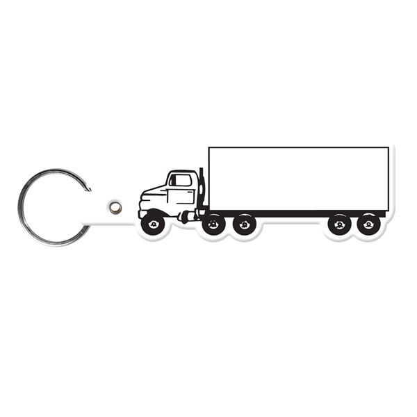 Truck Shape Flexible Key Tag with Keyring - Truck Shape Flexible Key Tag with Keyring - Image 16 of 17