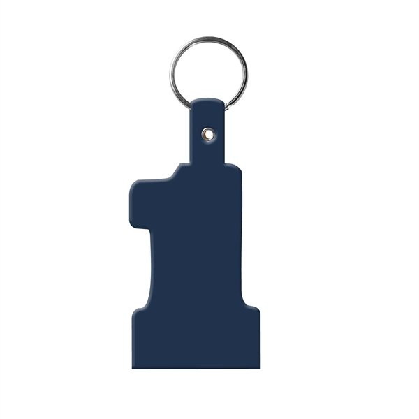#1 Shape Flexible Key Fob KeyTag - #1 Shape Flexible Key Fob KeyTag - Image 3 of 17