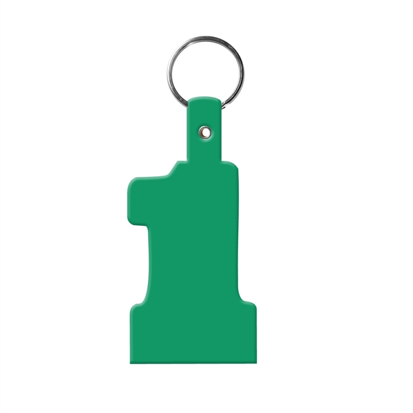 #1 Shape Flexible Key Fob KeyTag - #1 Shape Flexible Key Fob KeyTag - Image 5 of 17