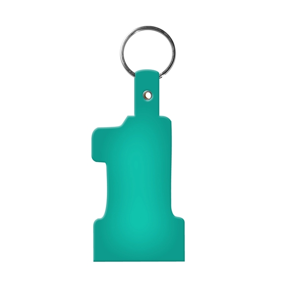 #1 Shape Flexible Key Fob KeyTag - #1 Shape Flexible Key Fob KeyTag - Image 8 of 17
