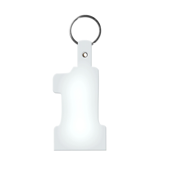#1 Shape Flexible Key Fob KeyTag - #1 Shape Flexible Key Fob KeyTag - Image 10 of 17