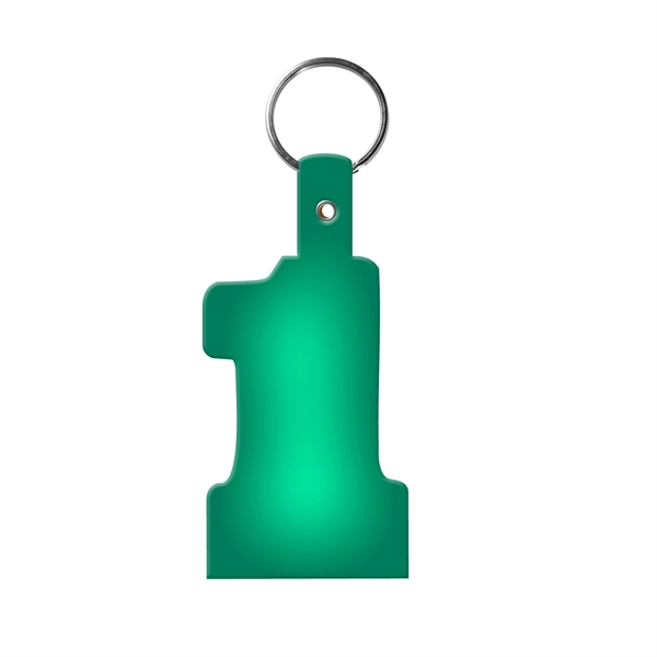 #1 Shape Flexible Key Fob KeyTag - #1 Shape Flexible Key Fob KeyTag - Image 11 of 17
