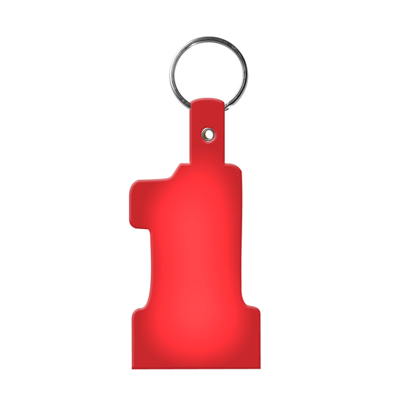#1 Shape Flexible Key Fob KeyTag - #1 Shape Flexible Key Fob KeyTag - Image 15 of 17
