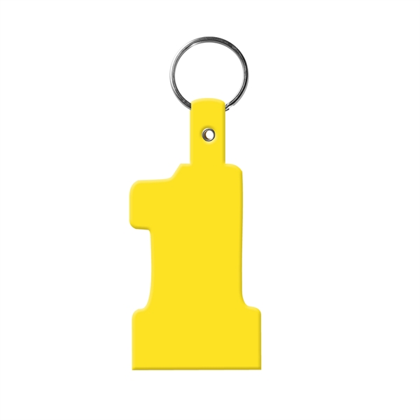 #1 Shape Flexible Key Fob KeyTag - #1 Shape Flexible Key Fob KeyTag - Image 17 of 17