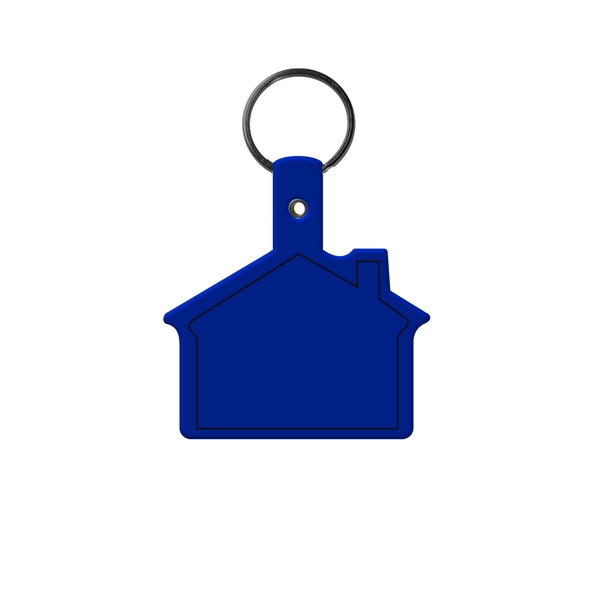 House Shape Key Tag with Keychain - House Shape Key Tag with Keychain - Image 2 of 17