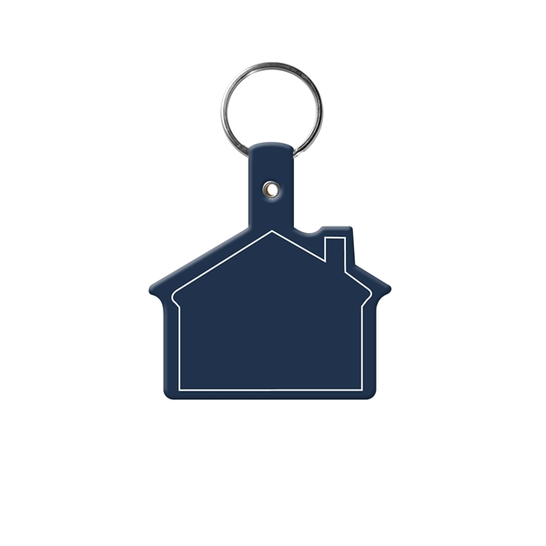 House Shape Key Tag with Keychain - House Shape Key Tag with Keychain - Image 3 of 17
