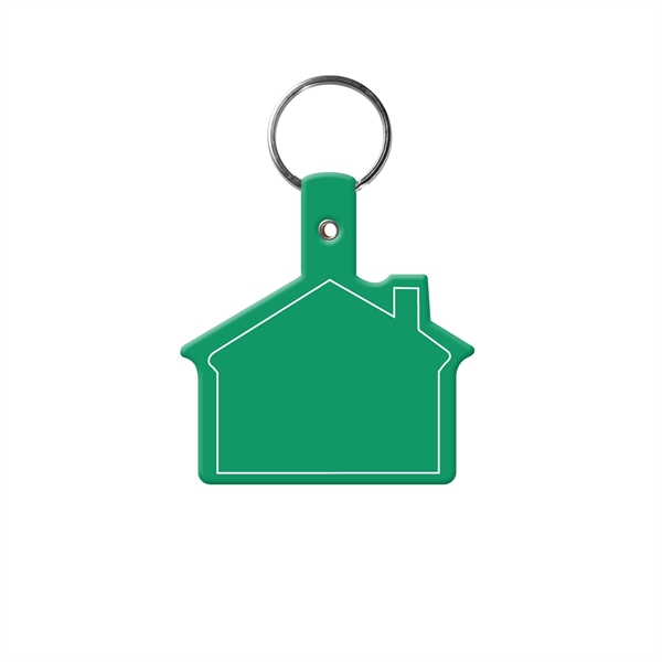 House Shape Key Tag with Keychain - House Shape Key Tag with Keychain - Image 5 of 17