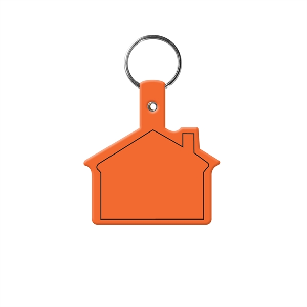 House Shape Key Tag with Keychain - House Shape Key Tag with Keychain - Image 6 of 17