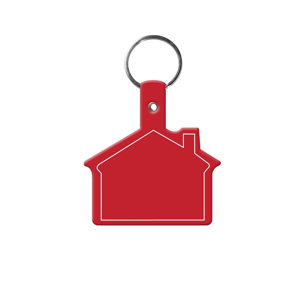 House Shape Key Tag with Keychain - House Shape Key Tag with Keychain - Image 7 of 17