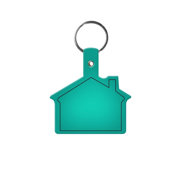 House Shape Key Tag with Keychain - House Shape Key Tag with Keychain - Image 8 of 17
