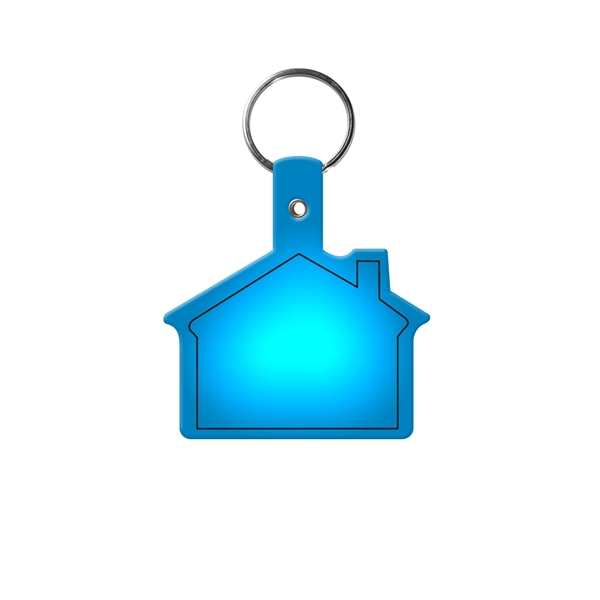 House Shape Key Tag with Keychain - House Shape Key Tag with Keychain - Image 9 of 17
