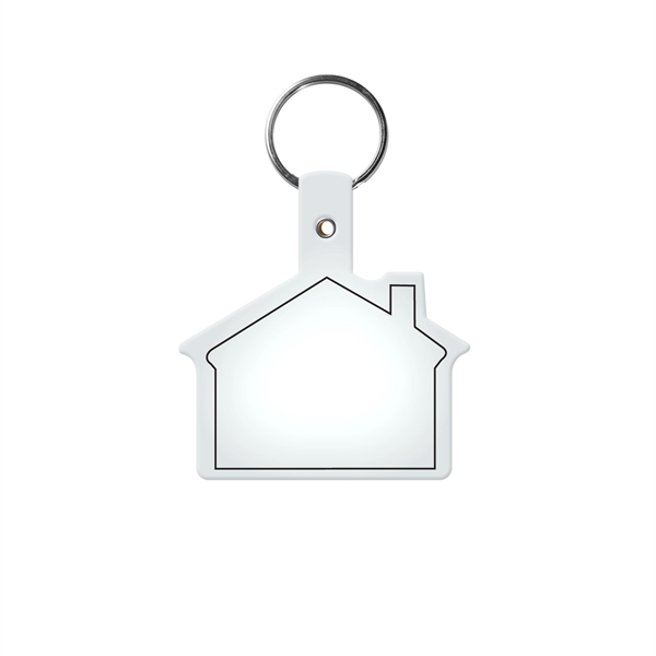 House Shape Key Tag with Keychain - House Shape Key Tag with Keychain - Image 10 of 17