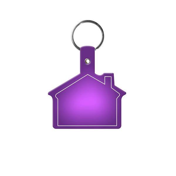 House Shape Key Tag with Keychain - House Shape Key Tag with Keychain - Image 14 of 17