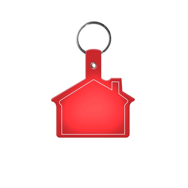 House Shape Key Tag with Keychain - House Shape Key Tag with Keychain - Image 15 of 17