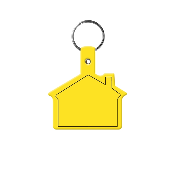 House Shape Key Tag with Keychain - House Shape Key Tag with Keychain - Image 17 of 17