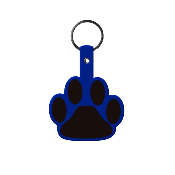 Paw Shape Flexible Key Tag with Keychain - Paw Shape Flexible Key Tag with Keychain - Image 2 of 17