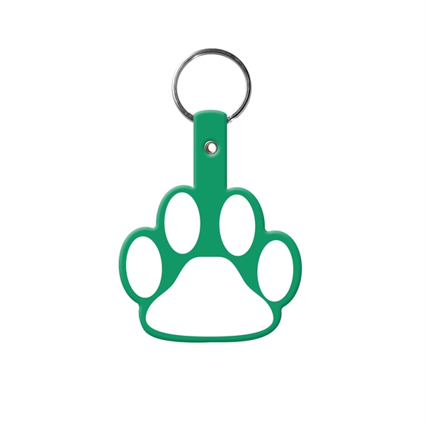 Paw Shape Flexible Key Tag with Keychain - Paw Shape Flexible Key Tag with Keychain - Image 5 of 17