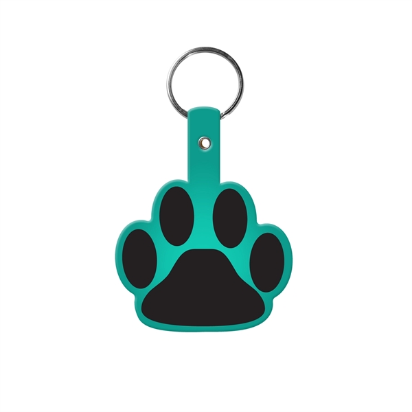 Paw Shape Flexible Key Tag with Keychain - Paw Shape Flexible Key Tag with Keychain - Image 8 of 17