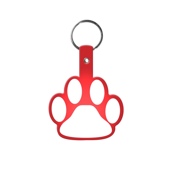 Paw Shape Flexible Key Tag with Keychain - Paw Shape Flexible Key Tag with Keychain - Image 15 of 17
