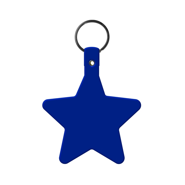 Star Key Tag with Split Ring Keychain - Star Key Tag with Split Ring Keychain - Image 2 of 17