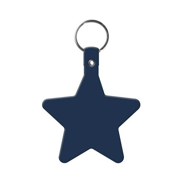 Star Key Tag with Split Ring Keychain - Star Key Tag with Split Ring Keychain - Image 3 of 17