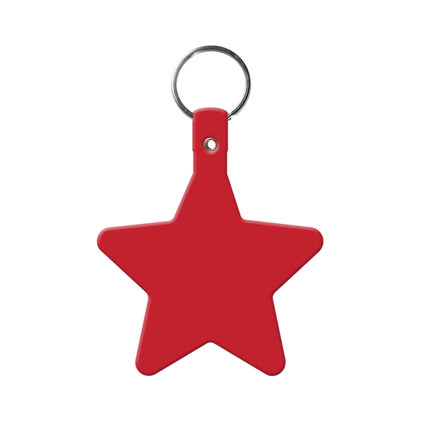 Star Key Tag with Split Ring Keychain - Star Key Tag with Split Ring Keychain - Image 7 of 17