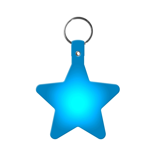 Star Key Tag with Split Ring Keychain - Star Key Tag with Split Ring Keychain - Image 9 of 17