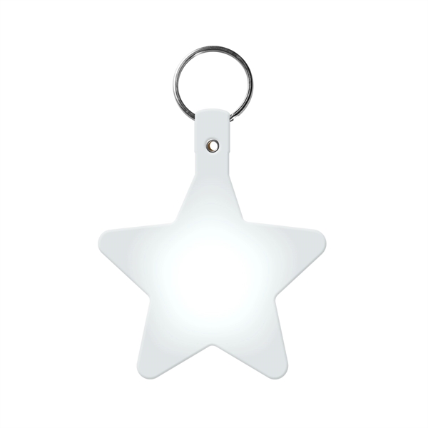 Star Key Tag with Split Ring Keychain - Star Key Tag with Split Ring Keychain - Image 10 of 17