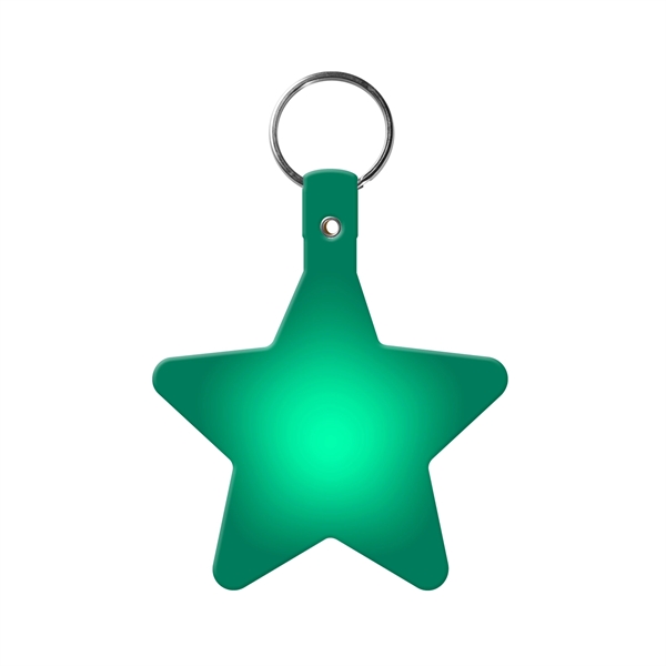 Star Key Tag with Split Ring Keychain - Star Key Tag with Split Ring Keychain - Image 11 of 17