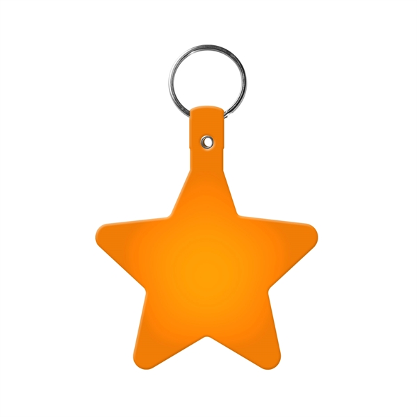 Star Key Tag with Split Ring Keychain - Star Key Tag with Split Ring Keychain - Image 13 of 17
