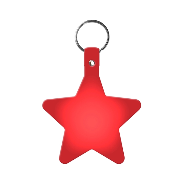 Star Key Tag with Split Ring Keychain - Star Key Tag with Split Ring Keychain - Image 15 of 17
