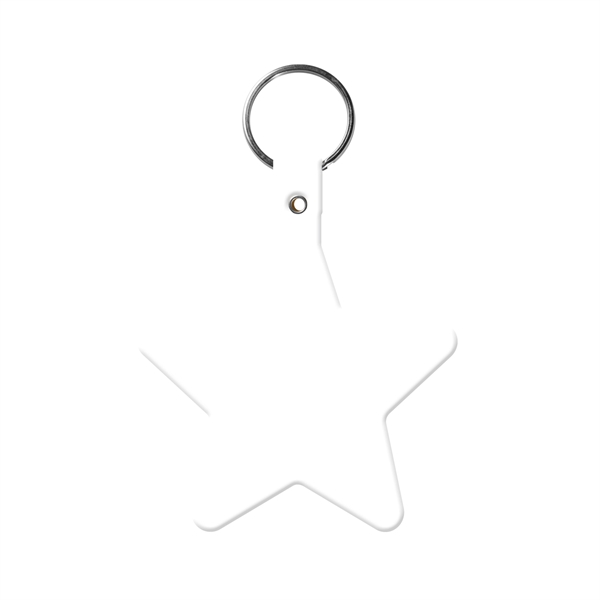 Star Key Tag with Split Ring Keychain - Star Key Tag with Split Ring Keychain - Image 16 of 17