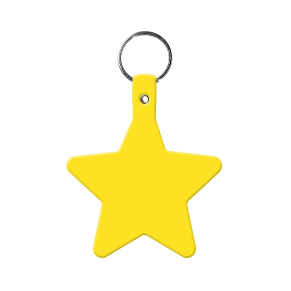 Star Key Tag with Split Ring Keychain - Star Key Tag with Split Ring Keychain - Image 17 of 17