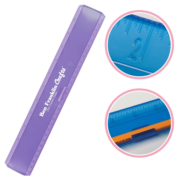 12" Plastic Ruler - 12" Plastic Ruler - Image 0 of 20