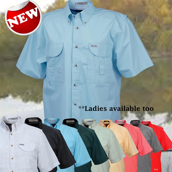 Blaze 100% Polyester Fishing Shirt Short sleeves - Blaze 100% Polyester Fishing Shirt Short sleeves - Image 2 of 2