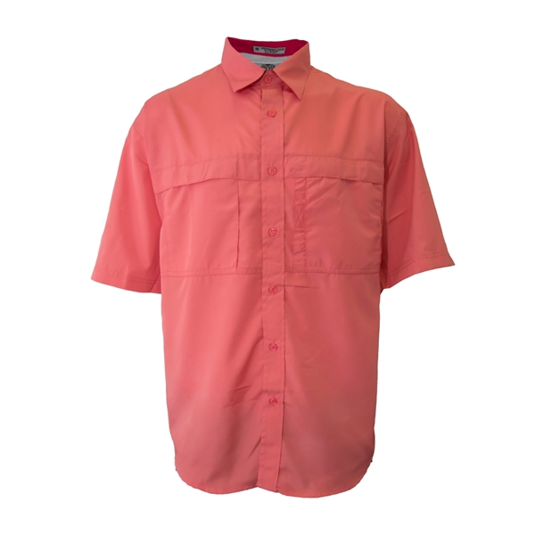 Men's Pescador Polyester Fishing Shirt-Short Sleeves - Men's Pescador Polyester Fishing Shirt-Short Sleeves - Image 10 of 20