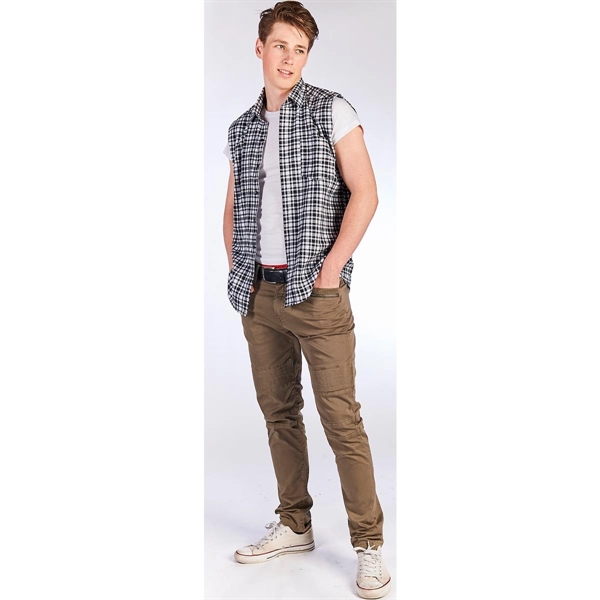 Sleeveless Plaid Shirt - Sleeveless Plaid Shirt - Image 0 of 0