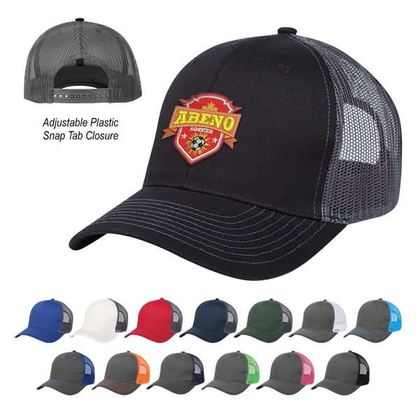 Cotton Twill Mesh Back Cap - Cotton Twill Mesh Back Cap - Image 0 of 48