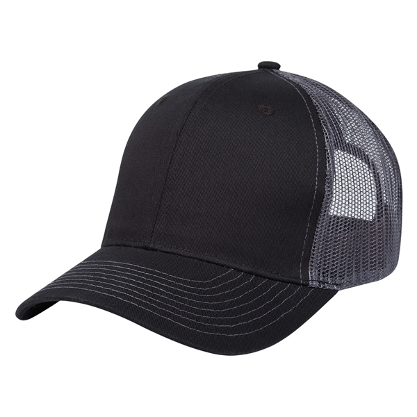Cotton Twill Mesh Back Cap - Cotton Twill Mesh Back Cap - Image 3 of 48