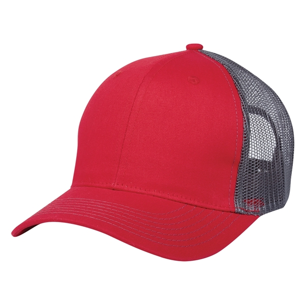 Cotton Twill Mesh Back Cap - Cotton Twill Mesh Back Cap - Image 22 of 48