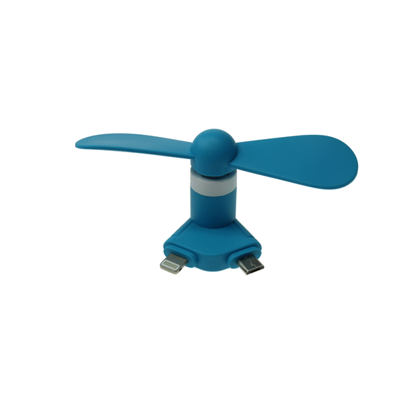 Mini USB Fan with Lightning and Micro - Mini USB Fan with Lightning and Micro - Image 0 of 8
